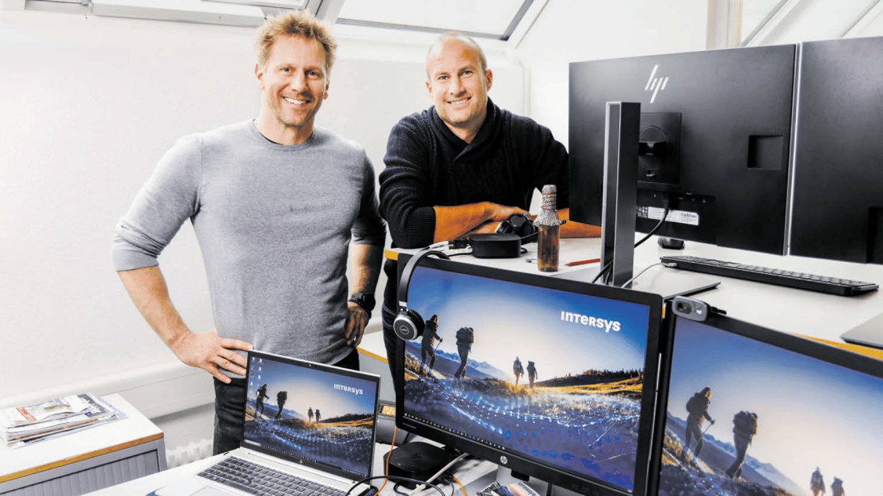 Benjamin Hermberg (left) as Chief Technology Officer and Co-CEO Fabian Rezzonico.